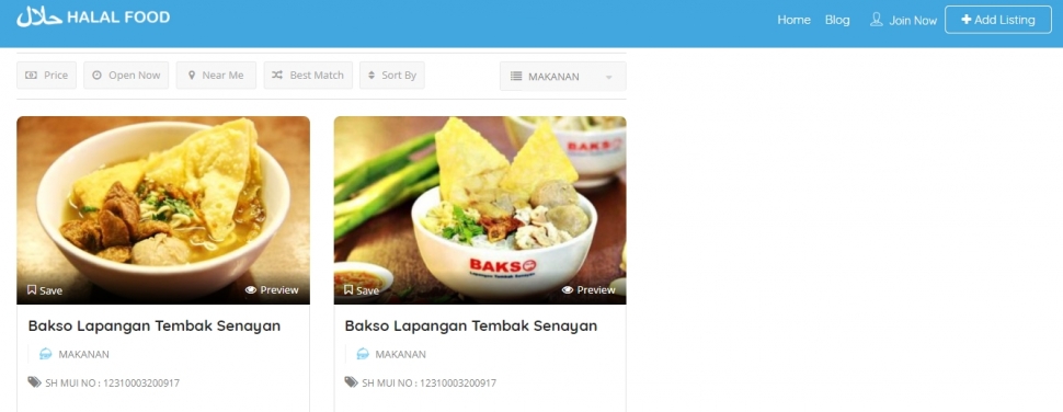 Website Informasi Makanan Halal/halalfoodtrace.com
