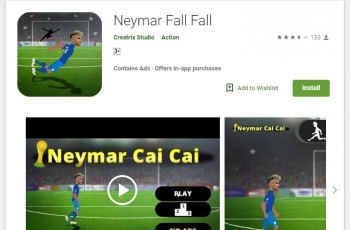 Neymar Fall Fall/Google Play