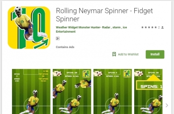 Rolling Neymar Spinner/Google Play