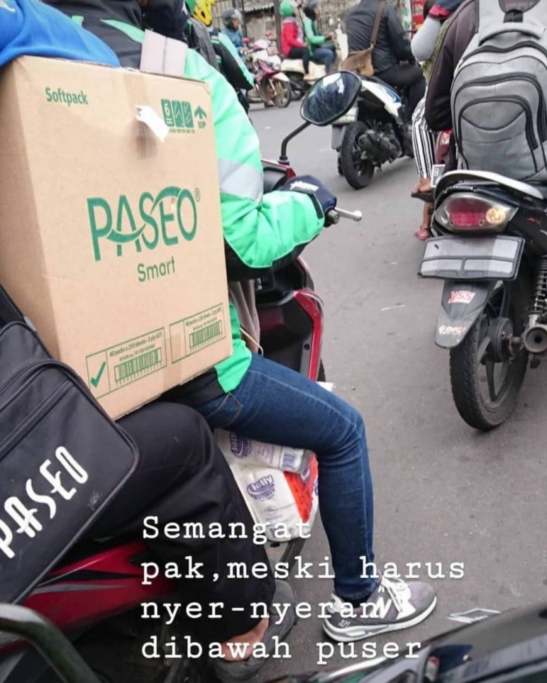 Driver ojek online. (instagram/keluhkesahojol.id)