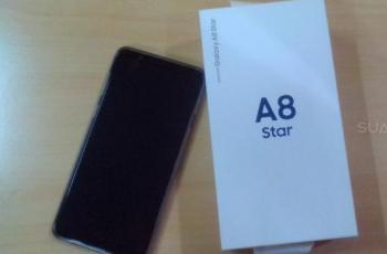 Samsung Galaxy A8 Star. (Suara.com/Lintang Siltya Utami)