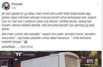 Sleeper PC gaming, tampilan jadul isinya bikin melongo. (Facebook/Purnadi)