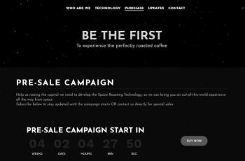 Pre-sale campaign kopi pertama yang dibuat di luar angkasa. (Roaster space)