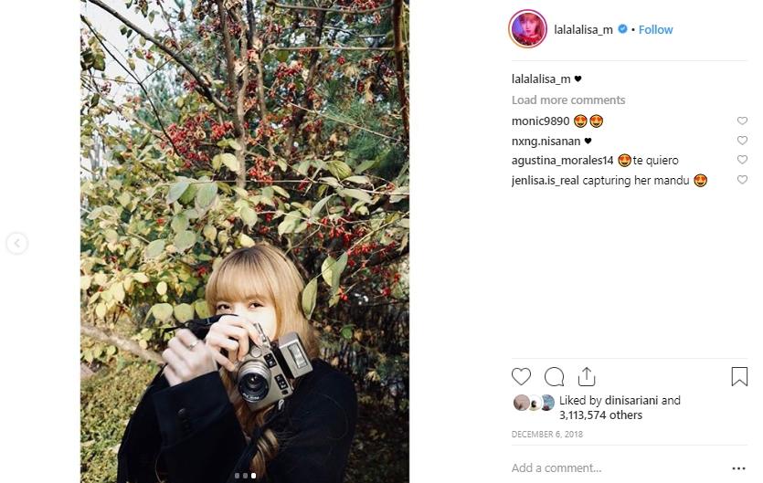 Lisa Blackpink hobi fotografi. (Instagram/@lalalalisa_m)