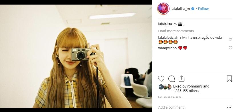 Lisa Blackpink hobi fotografi. (Instagram/@lalalalisa_m)