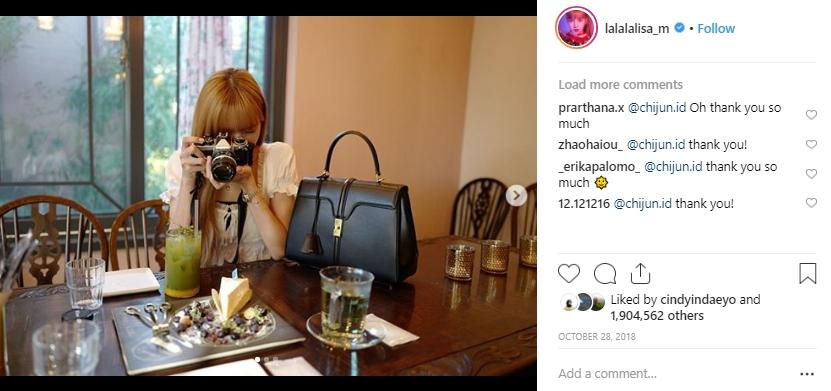 Lisa Blackpink hobi fotografi. (Instagram/@lalalalisa_m)