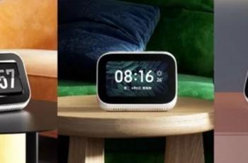 Speaker XiaoAI Touchscreen ketika digunakan untuk penanda jam. (Gizmochina)