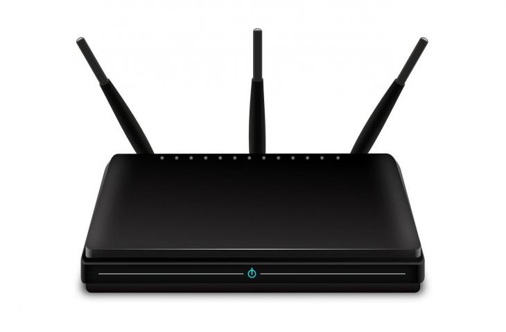 Contoh router WiFi.  (Buka Clipart-Vektor)