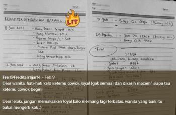 Mantan minta kembalikan seluruh barang pemberiannya. (twitter/FreditaIstijarN)