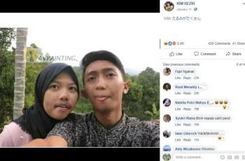 Hasil editan netizen 4b. (Facebook/ KIM REZKI)