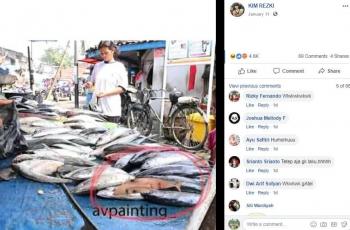 Hasil editan netizen 3b. (Facebook/ KIM REZKI)