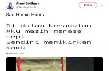 Bocah bengong. (twitter/AlamiSadHomie)