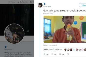 Laporkan angin puting beliung. (twitter/masromen)