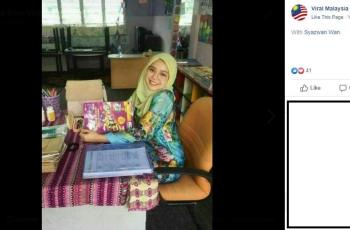 Guru cantik dari Malaysia 3. (Facebook/ Viral Malaysia)