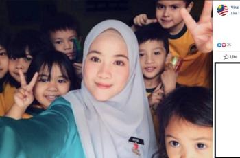 Guru cantik dari Malaysia 8. (Facebook/ Viral Malaysia)