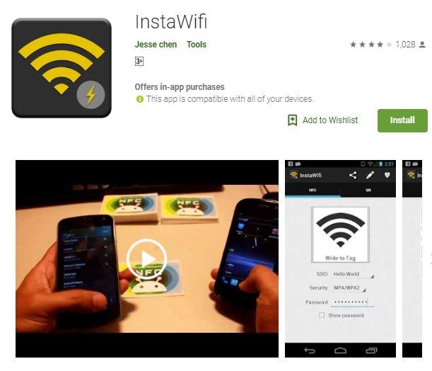 Aplikasi InstaWifi. (Google Play)