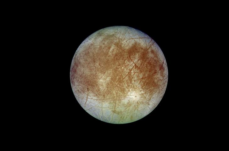 Ilustrasi Bulan terbesar Jupiter, Europa. (NASA)