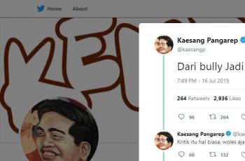 Kaesang Pangarep tanggapi hujatan netizen ke Jokowi. (twitter/kaesangp)