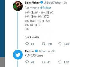 Jawaban netizen pada soal matematika dari Twitter. (Twitter)