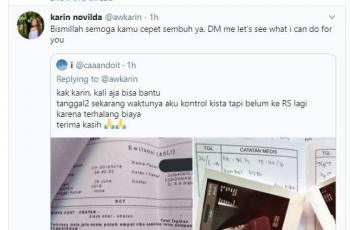 Awkarin bagi-bagi duit ke netizen. (Twitter/ Awkarin)
