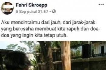 Gombalan Fahri Skroepp. (Facebook/Fahri Skroepp)