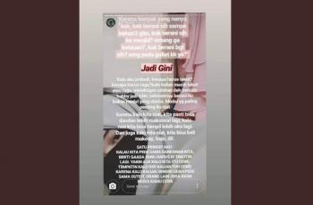 Thread ini menampakkan IG Story yang diduga milik cross hijaber. (Twitter/ lnfinityslut)