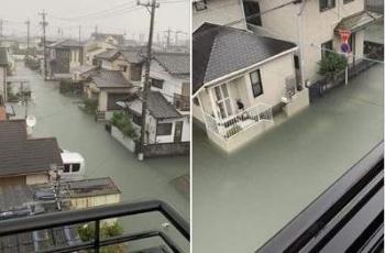 Banjir di Jepang tidak menampakkan sampah yang mengambang. (Facebook/ Beauty of Japan)
