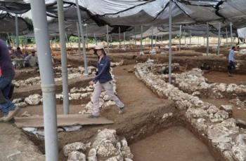 Kota kuno berusia 5.000 tahun. (ISRAELI ANTIQUITIES AUTHORITY)