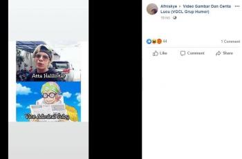 Artis disamakan dengan karakter One Piece. (Facebook/ Afniskye)