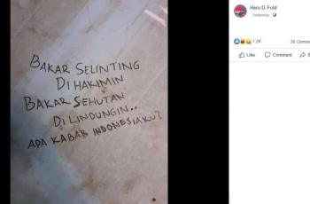 Suara jalanan yang membuat netizen heboh. (Facebook/ Haru D. Fold)