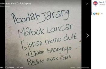 Suara jalanan yang membuat netizen heboh. (Facebook/ Haru D. Fold)