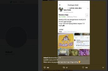 Logo usaha Kaesang Pangarep ditiru. (twitter/askmenfess)