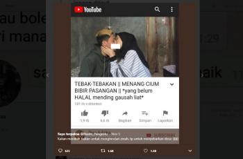 Channel YouTube Pras & Erika. (twitter/Nadio_Pangestu)