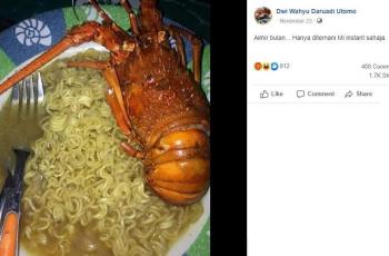 Postingan ini membuat netizen geram sekaligus geli karena menampakkan kesombongan tersembunyi. (Facebook/ Dwi Wahyu Daruadi Utomo)