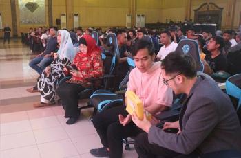 Gibran saat menghadiri acara Piala Mas Gibran. (HiTekno.com/ Rezza Rachmanta)