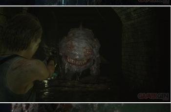 Pertemuan Jill Valentine dan monster di Resident Evil 3 Remake . (Gamegen.com)