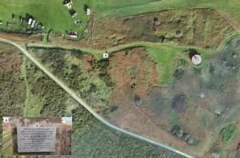 Foto modern bekas kamp NAZI di salah satu tanah jajahan Inggris, perbatasan Inggris dan Prancis. (Cambridge.org/ Journal Antiquity)
