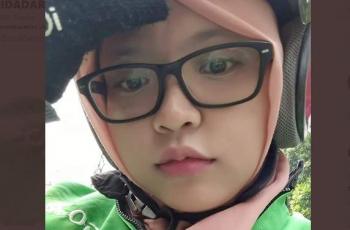 Driver ojol cantik ini viral di Twitter setelah mengunggah postingan yang menyiratkan cari pasangan. (Twitter/ SyellaCilaa)