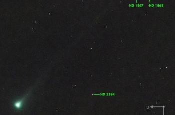 Observatorium Itera Lampung Berhasil Potret Komet Swan. (UPT OAIL ITERA Lampung)