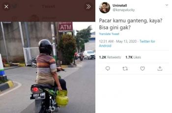 Video polisi kokang senjata. (twitter/kenapalucky)
