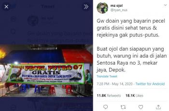 Warung pecel lele. (twitter/ryan_nus)