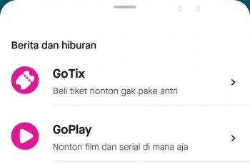 Menu GoBills ada di bagian paling bawah. (HiTekno.com)