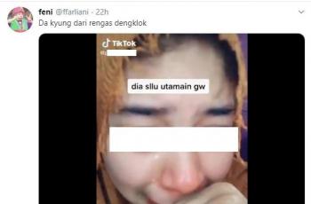 Gadis ngaku pacaran dengan suami orang. (twitter/ffarliani)
