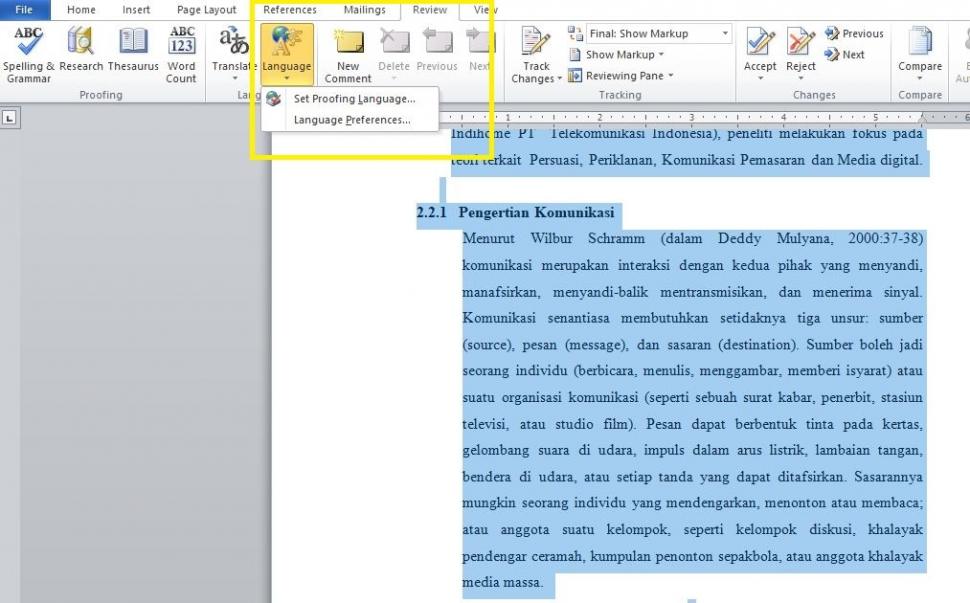 Simpel Ini Cara Menghilangkan Garis Di Bawah Kalimat Pada Microsoft Word