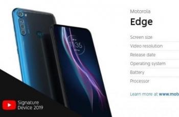 Penampakan Motorola Edge dengan gambar tertukar. (Devicereport.YouTube.com)