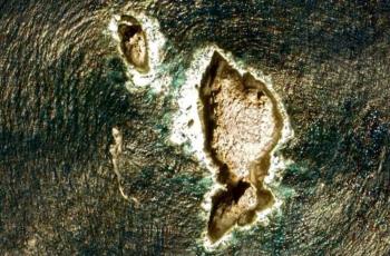 Gunung api terbesar di Bumi. (Google Maps)