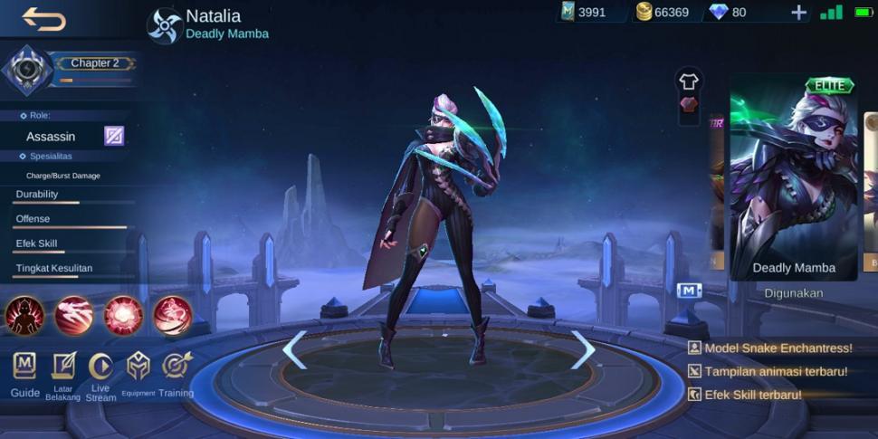 Natalia Mobile Legends.  (HiTekno.com)