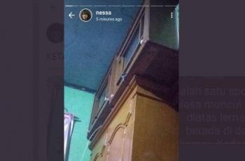 Lemari di atas lemari ini bikin netizen geli. (Twitter/ ketigaaa)