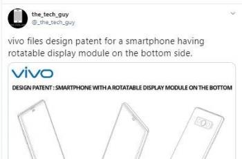 Paten Vivo mengenai layar putar. (Twitter/ _the_tech_guy)