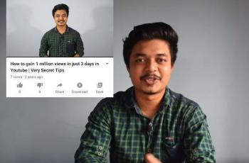 Pengakuan Nesar Ahmed atas meme viral yang menampakkan foto dirinya. (YouTube/ Low Budget Creation)